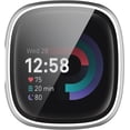 thumbnail image 3 of GFDYREE Compatible avec Fitbit Versa 4 / Sense 2 Case, Protecteur d'Écran à Couverture Complète avec Verre Trempé, Étui de Protection Rigide en PC, Pare-Chocs Anti-Rayures pour Montre Intelligente Versa 4 / Sense 2, 3 of 7