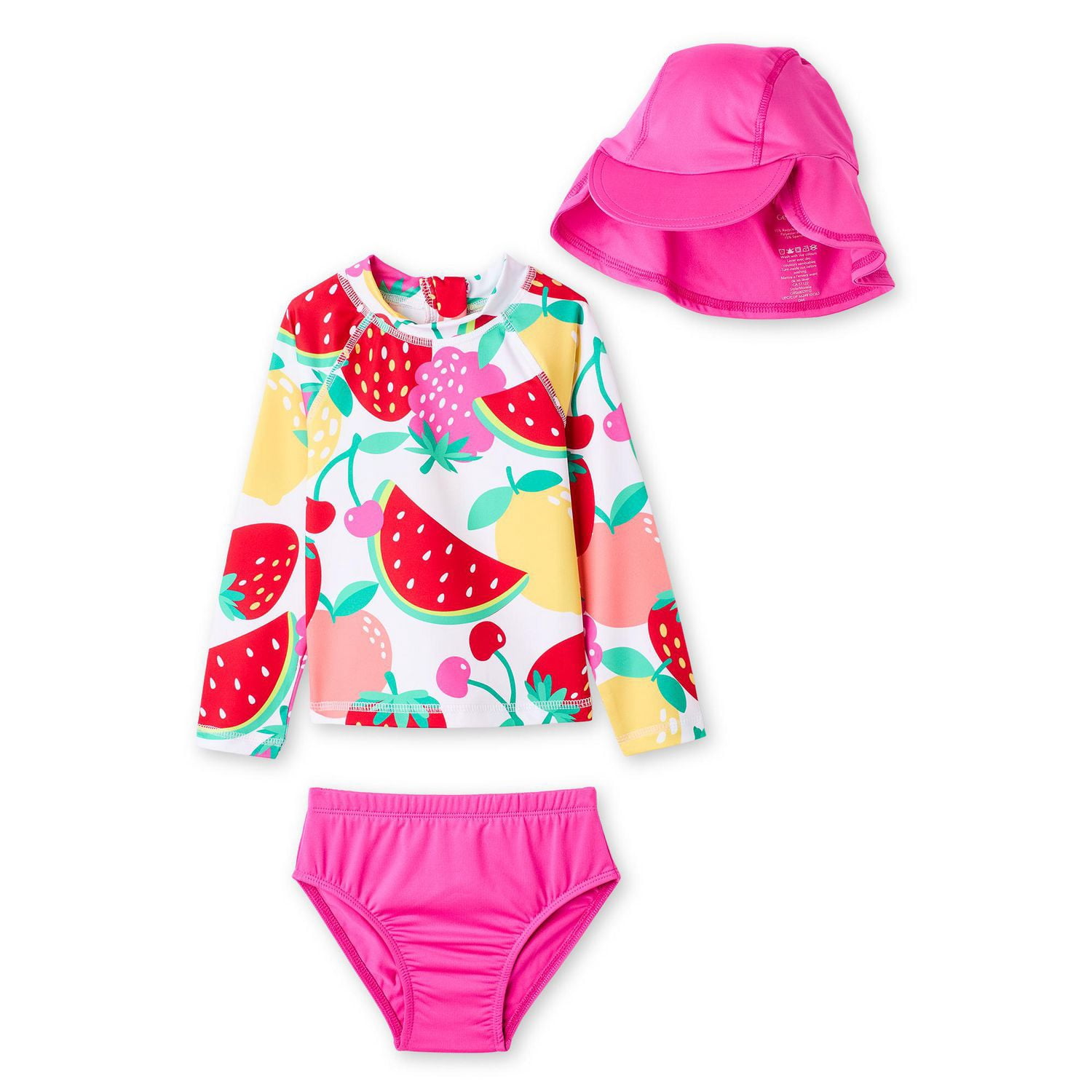 Ensemble 3 pièces avec haut anti-UV George pour petites filles
