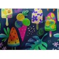 thumbnail image 5 of oneOone Cotton Silk Blue Fabric Texture Craft Projects Decor Fabric Printed By The Yard 42 Inch Wide-6M, 5 of 5