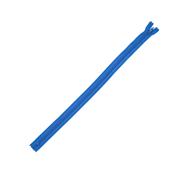 UNIQUE CREATIV All-Purpose Closed-End Zipper, 40 cm (15.7 in), Victoria Blue