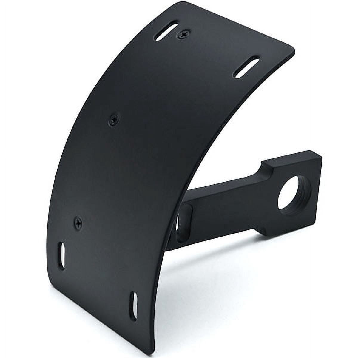 Krator Support de Plaque de Moto à Axe Vertical Noir Compatible avec Suzuki GSXR GSX-R Gixxer Hayabusa 1300