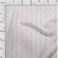 thumbnail image 2 of oneOone Tissu Polyester Lycra Rouge Pastel Chevron Géométrique Matériel de Couture Imprimé Tissu au Mètre 56 Pouces de Large, 2 of 4