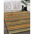 thumbnail image 2 of Ahgly Company Indoor Rectangle Abstract Gold Southwestern Area Rugs, 7' x 10', 2 of 6