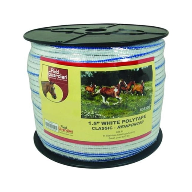 Field Guardian 636300 Ruban Poly Blanc de 1,5 Po - Classique Renforcé