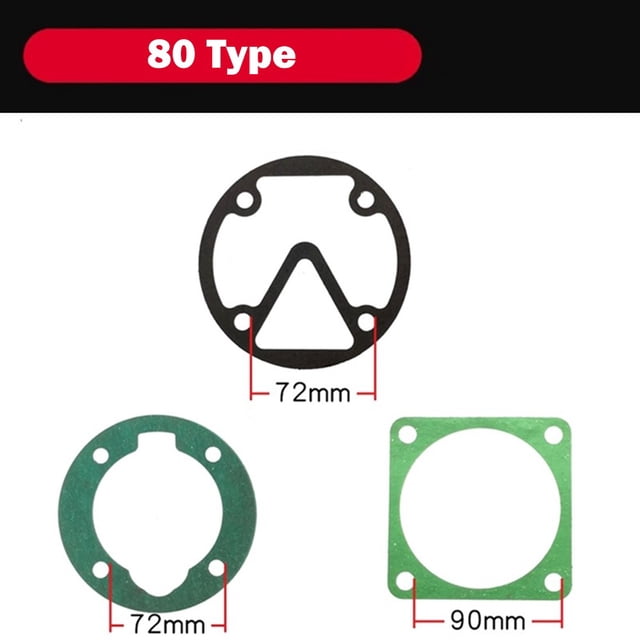 3 in 1 Air Compressor Cylinder Head Base Valve Plate Gaskets Washers 51 65 80 90