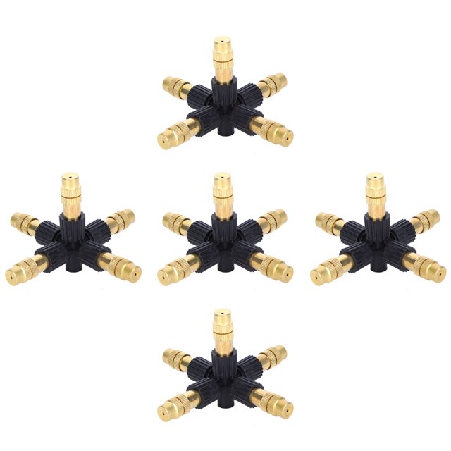 Buse de Pulvérisation, 5pcs G1/2 DN15 Outil d'Irrigation en Cuivre Brumisation Gicleur Puissance Emballé Performance