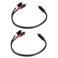 thumbnail image 4 of 1 Male To 2 Female  Cable, Subwoofer Y Adapter Cable Multipurpose    Low Loss  for Mixer for Home Theater, 4 of 8
