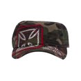 thumbnail image 2 of Top Headwear Womens Print Adjustable Cadet Cap - Camo - Iron Cross, 2 of 2