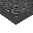 thumbnail image 2 of 3'x4' Jarvis Graphite Embossed Needlepunch Indoor/Outdoor Mat, 2 of 4