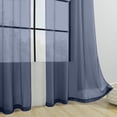 thumbnail image 4 of ZENGHUIJ Solid-Color Double-String Polyester Curtain Sheers Semi-Sheer Curtains Rod-Pocket Style Semi-Sheer Curtains, 4 of 6