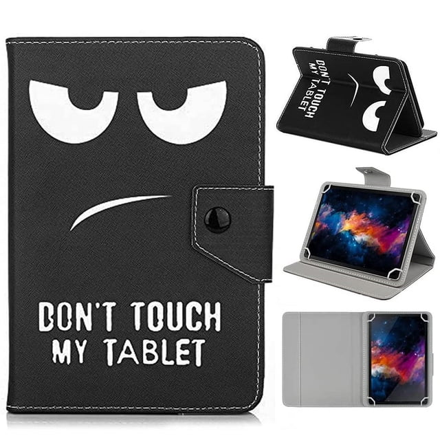 Étui Universel pour Tablette 7 8 9 10,1 Pouces à Rabat avec Support, Couverture pour iPad Samsung Huawei Lenovo Android Rigide PC Tablette, Étui de Protection DY Universel 10 Pouces