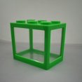 thumbnail image 2 of stanreset Cube Superimposed Ecological Bucket Fish Reptile Tank Feeding Case Reptile Row Box Home Office Supply Green, 2 of 4