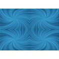 thumbnail image 1 of Ahgly Company Tapis d'Intérieur Rectangulaire Transitionnel Bleu Lavable à la Machine, 2 Pieds x 4 Pieds, 1 of 7