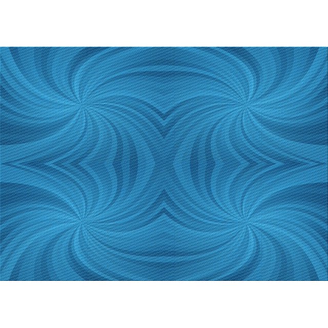 Ahgly Company Tapis d'Intérieur Rectangulaire Transitionnel Bleu Lavable à la Machine, 2 Pieds x 4 Pieds