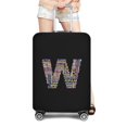 thumbnail image 1 of Stretch Luggage Cover Suitcase Covers Text Letter Printed Travel Accessories Printed Dust Cover 18''-28'' Inch Protective Case 8text W L, 1 of 6