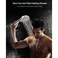 thumbnail image 4 of Hodvit Handheld Showerhead with Hose, 10 Spray Modes Stainless Steel High Pressure Shower Head,New, 4 of 8