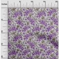 thumbnail image 2 of oneOone Georgette Viscose Purple Fabric Florals Sewing Craft Projects Fabric Prints By Yard 42 Inch Wide, 2 of 4