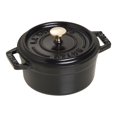 thumbnail image 1 of STAUB La Cocotte 250 mL Cast Iron Round Mini Cocotte, Black, 1 of 6