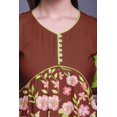 thumbnail image 5 of Bimba Kurti Longue Imprimée pour Femmes Robe Anarkali Indienne Haut Tunique Décontracté, 5 of 5