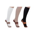 thumbnail image 2 of Chaussettes de Compression Infusées de Cuivre 20-30mmHg Graduées Hommes Femmes P-TTG, 2 of 5