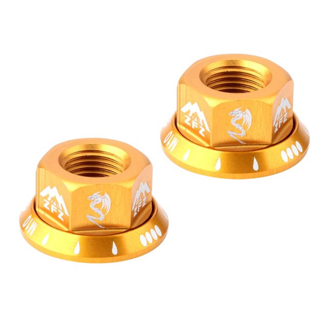 2 Pieces Premium Flower Drum Nut M10 Flange Front Wheel Rear Wheel Screw