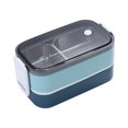 thumbnail image 1 of Contenants de Rangement en Acier Inoxydable avec Couvercles Boîte à Lunch en Acier Inoxydable Boîte à Lunch Isotherme pour Étudiants Boîte à Lunch de Travail à Double Couche Portable Grande Capacité Boîte à Lunch à Plusieurs Couches, 1 of 9