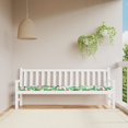 thumbnail image 1 of vidaXL Garden Bench Cushion Multicolour 200x50x7 cm Fabric, 1 of 4