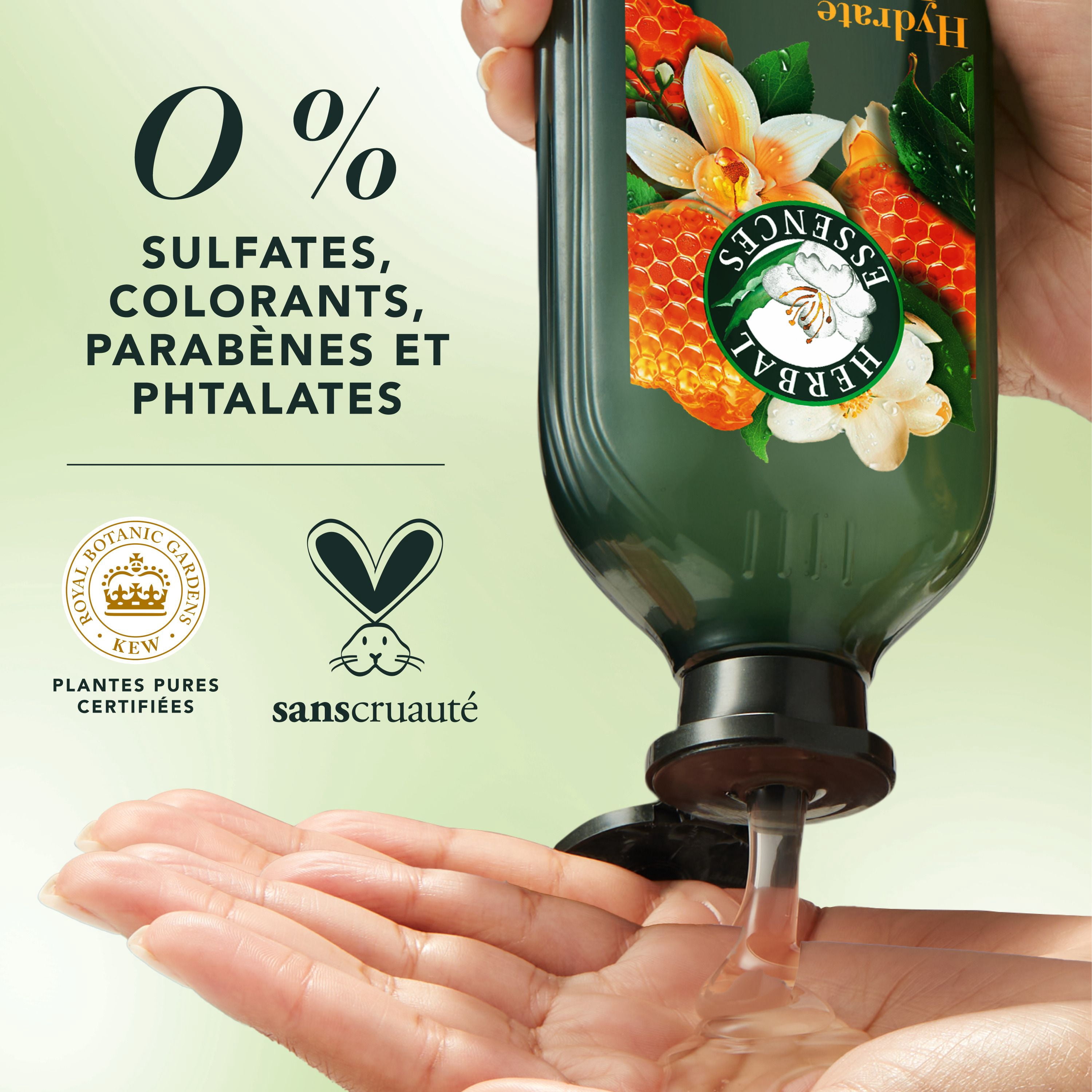 HERBAL ESSENCES Sans SULFATE Miel Shampooing/revitalisant Duo