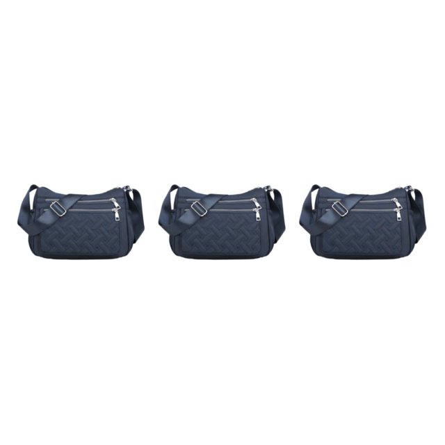 Transemion Crossbody Bag Premium For Multipurpose Large Capacity Polyester Messenger Bag Multiple Occations Premiun Gift Saphirblau 3Set