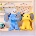 thumbnail image 4 of SUNSIOM Jouets Duveteux pour Enfants, Poupée en Peluche Multicolore en Forme d'Éléphant, 4 of 8