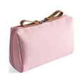 thumbnail image 2 of serony Solid Color Cosmetic Bag Makeup Case Waterproof Pouch Travel Fashion Large Capacity Handbag Multifunctional for L/Pink, 2 of 9