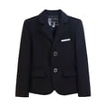 thumbnail image 1 of Veste de Complet pour Garçons, Veste Habillée Formelle, Coupe Ajustée, Manteau Sport pour Enfants, 1 of 2