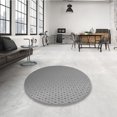 thumbnail image 4 of Ahgly Company Machine Washable Indoor Square Transitional Dark Gray Area Rugs, 6' Square, 4 of 7