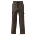 thumbnail image 4 of Men‘s Elastic Waist Loose Fit Lightweight Workwear Casual Cargo Pull On Pants With Multi Pockets, 4 of 5