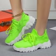 thumbnail image 2 of Dakaela Chaussures de Marche pour Femmes à Enfiler Tennis Course Espadrilles 2025 Mode Décontractée Chaussures pour Femmes Vert 9, 2 of 8