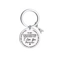 thumbnail image 1 of Up to 65% Off Creative DIY To My Daughter Stainless Steel Last Name 26 Letter Keychain 2.5cm Necklace Rings Earring Jewelry on Clearance, 1 of 4