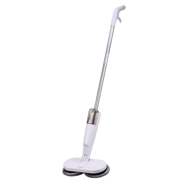 Cordless Electric Mop, Wet Dry Powerful Floor Cleaner Electric Spin Mop With 4 Mop Cloth, USB 60min Handheld Rotating Scrubber Polisher For Tile Hardwood
