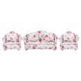 thumbnail image 2 of 1:12 Dollhouse Sofa Simulation Wood Mini Kids Handcraft Gift - 1 Set, Regular, 2 of 8