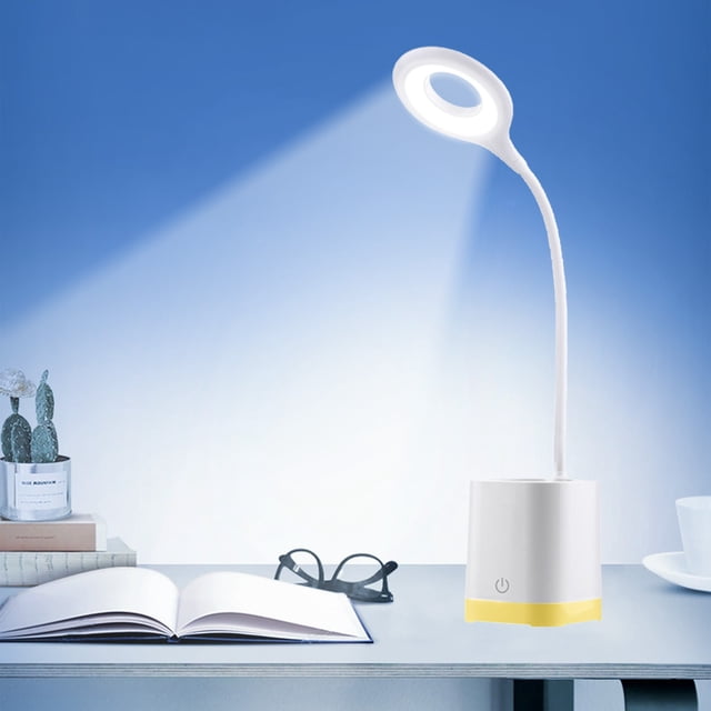 PRETXORVE Eye Protection Desk Lamp Learning USB Dormitory Student Homework Pen Eye Protection Desk Lamp Rechargeable Dormitory Bedside Reading Lamp