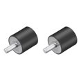 thumbnail image 1 of Unique Bargains M4 Rubber Vibration and Shock Absorption Mount w Thread Stud, 0.59' x 0.59',2pcs, 1 of 3