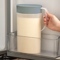 thumbnail image 4 of Uscallm Refrigerator Water Pitcher 2L Large Capacity Cold Water Jug for Kitchen, BPA-Free Plastic Ice Water Dispenser with Lid and Handle, Household Heat Resistant Pitcher for Drinks and Beverages, 4 of 6