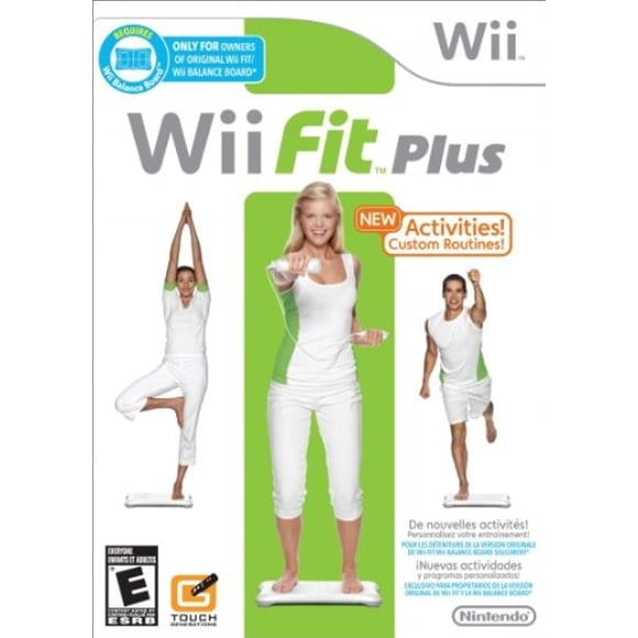 Remis à Neuf Wii Fit Plus Jeu la Planche d'Équilibre Non Incluse