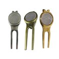 thumbnail image 1 of Zinc Alliage Golf Pitchfork Professionnel Sport Fourche Réutilisable Putting Vert Divot Outil Boule Fabricant Détachant Formation Aides Réparation Fourche Fournitures, 1 of 8