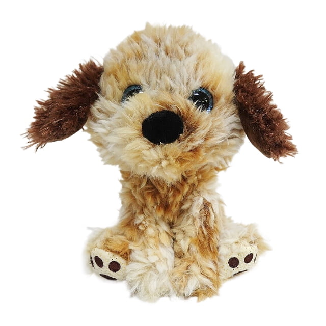 Kid Connection Chien en Peluche Brun 7,5 Po Jouet en Peluche Doux avec Poils Duveteux Brun Clair et Crème, Oreilles Tombantes Brun Foncé, Nez Noir et Grands Yeux Brillants, Convient pour Se Blottir Ou comme Compagnon en Peluche Réconfortant.