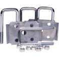 thumbnail image 4 of Dexter Marine Trailer Axle Leaf Spring Plate 81180 Fits 2-3/8 Inch Diameter Round Axles; Galvanized; Set Of 2; With Four U Bolts/Eight Lock Washers/Eight Flat Washers/Nuts, 4 of 5