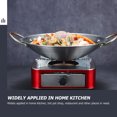 thumbnail image 2 of EeaseCA Household Cooking Pot Stainless Steel Paella Pan Double Handle Pan Stainless Steel Pan for Kitchen, 2 of 7