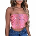 thumbnail image 2 of Tube Tops, Womens Printed Strapless Yoga Exercise Chest Wrap Pullover, 2 of 4