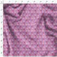 thumbnail image 4 of Soimoi Purple Poly Georgette Fabric Envelope,Star & Heart Print Sewing Fabric Yard 42 Inch Wide, 4 of 5