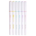 thumbnail image 1 of 6 Pack Fluorescent Pen Set, Macaron Color Series, Student Creative Colored Markers, Key Marking Pens, Smooth Pens for Writing, Note-Taking, College Supplies for Everyday Writing Activities, 1 of 8