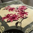 thumbnail image 4 of Thick Warm Winter Fleece Blanket For King Bed 2 Ply Reversible Soft Raschel Blanket,85"x93",10lb, 4 of 8